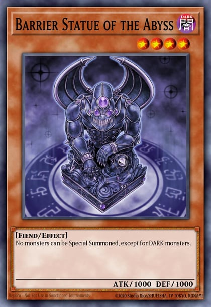 Barrier Statue of the Abyss, Cyberdark Impact CDIP-EN018