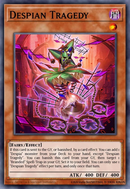 Despian Tragedy, THE CHRONICLES DECK: The Fallen & The Virtuous (All-Foil Edition) CH01-EN009