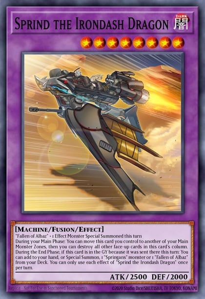 Sprind the Irondash Dragon, THE CHRONICLES DECK: The Fallen & The Virtuous (All-Foil Edition) CH01-EN048