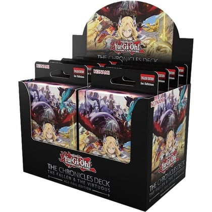 THE CHRONICLES DECK: The Fallen & the Virtuous (All-Foil Edition) Deck Display, THE CHRONICLES DECK: The Fallen & The Virtuous (All-Foil Edition) P653377