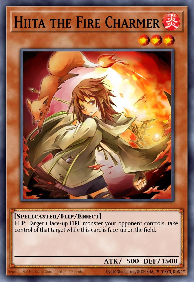 Hiita the Fire Charmer (Starlight Rare), THE CHRONICLES DECK: Spirit Charmers (All-Foil Edition) CH02-EN002
