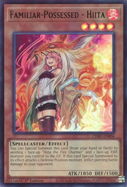 Familiar-Possessed - Hiita, THE CHRONICLES DECK: Spirit Charmers (All-Foil Edition) CH02-EN006
