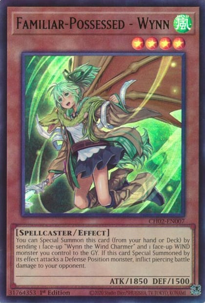 Familiar-Possessed - Wynn, THE CHRONICLES DECK: Spirit Charmers (All-Foil Edition) CH02-EN007