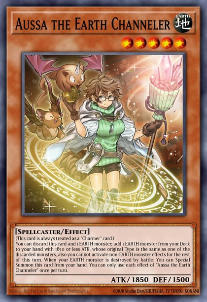 Aussa the Earth Channeler, THE CHRONICLES DECK: Spirit Charmers (All-Foil Edition) CH02-EN012