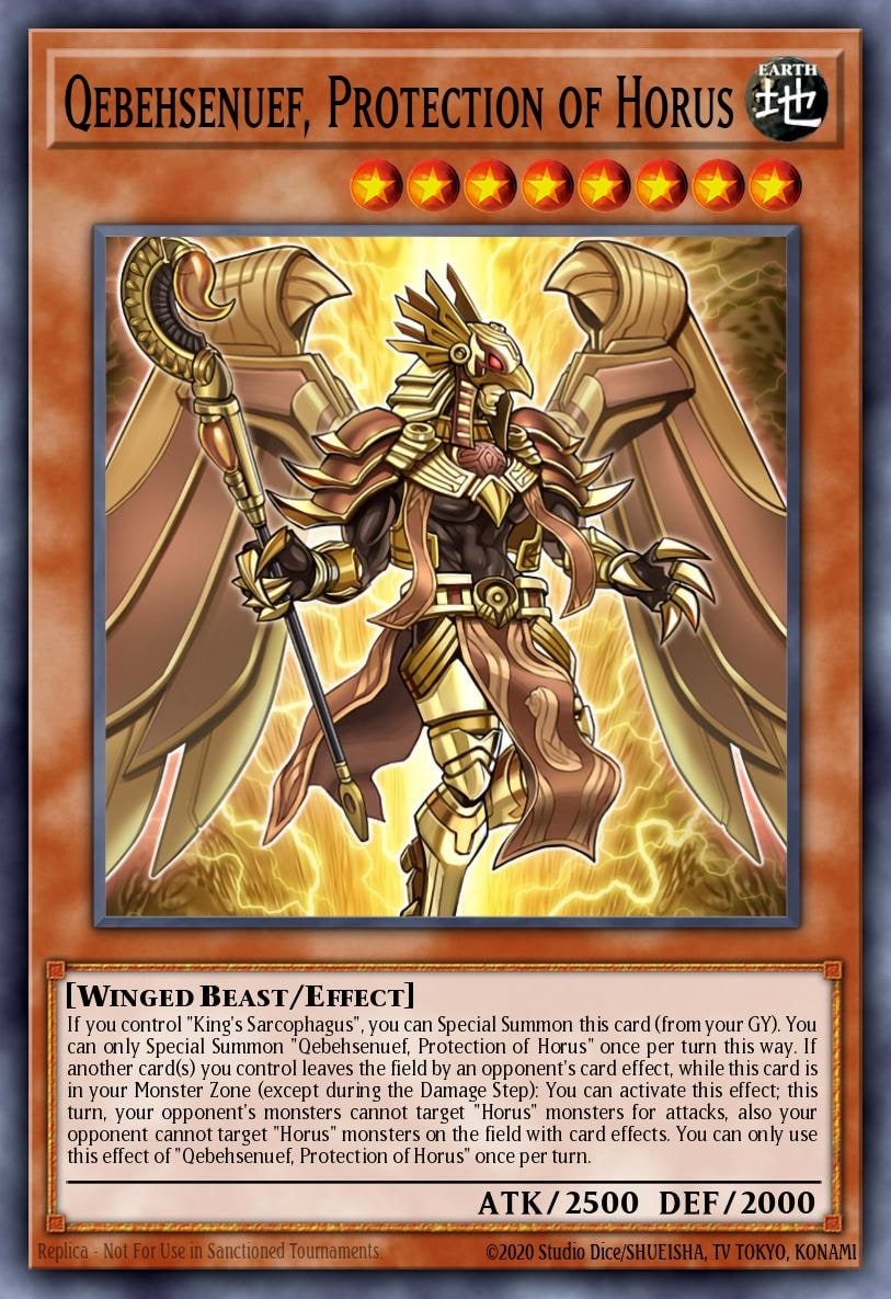 Qebehsenuef, Protection of Horus, THE CHRONICLES DECK: Spirit Charmers (All-Foil Edition) CH02-EN025