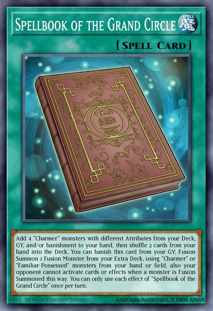 Spellbook of the Grand Circle (Ultra Rare), THE CHRONICLES DECK: Spirit Charmers (All-Foil Edition) CH02-EN028