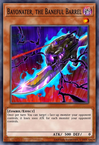 Bayonater, the Baneful Barrel, Chaos Impact CHIM-EN030