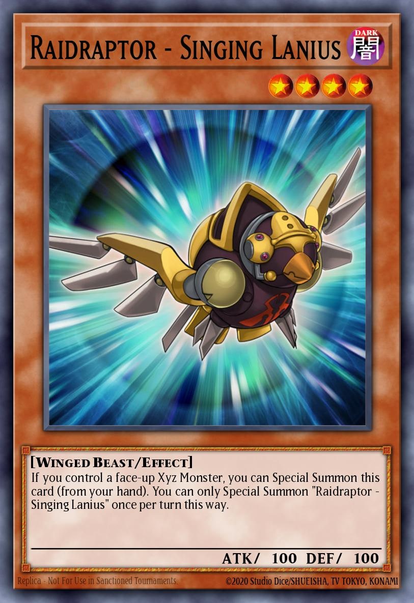 Raidraptor - Singing Lanius, Clash of Rebellions CORE-EN014