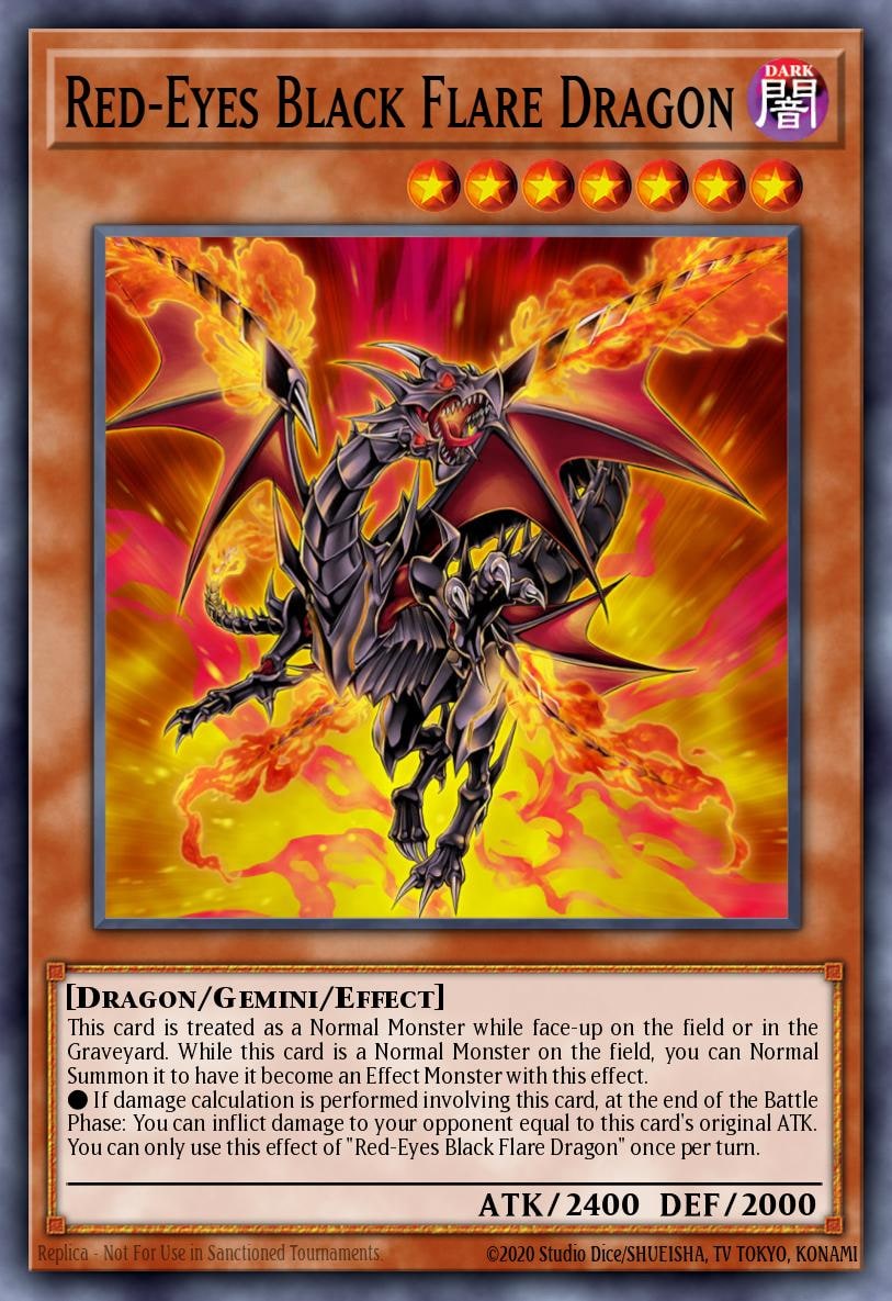 Red-Eyes Black Flare Dragon, Clash of Rebellions CORE-EN020