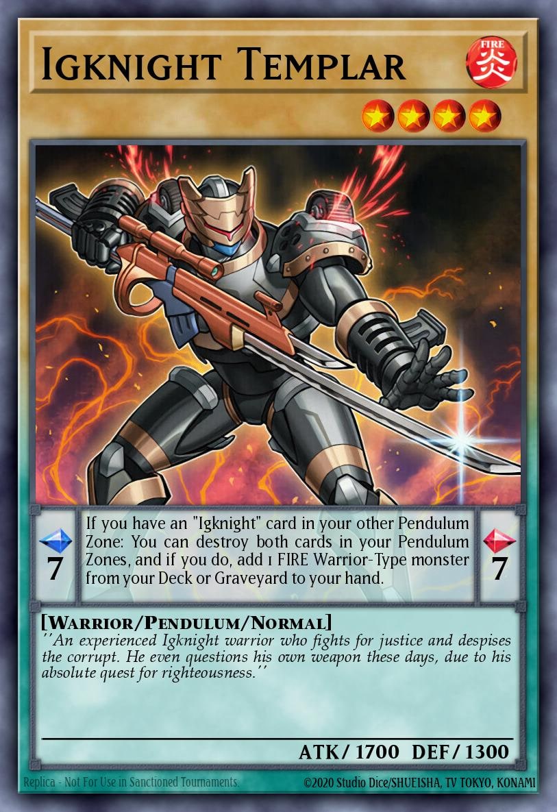 Igknight Templar, Clash of Rebellions CORE-EN028