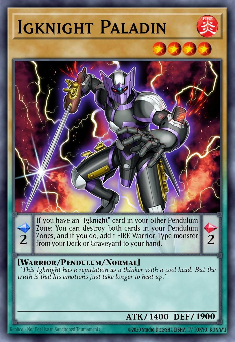 Igknight Paladin, Clash of Rebellions CORE-EN029