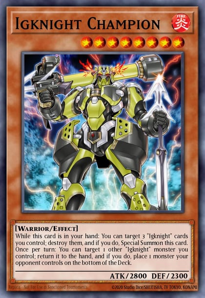 Igknight Champion, Clash of Rebellions CORE-EN033