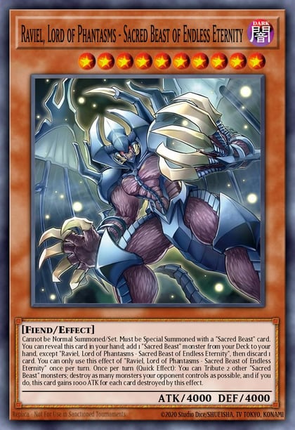 Infinity of the Sacred Beasts - Raviel, Lord of Phantasms, Chaos Origins CORI-EN007