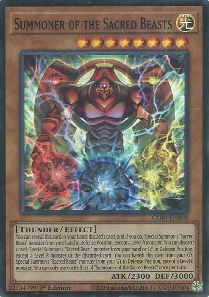 Summoner of the Sacred Beasts, Chaos Origins CORI-EN008