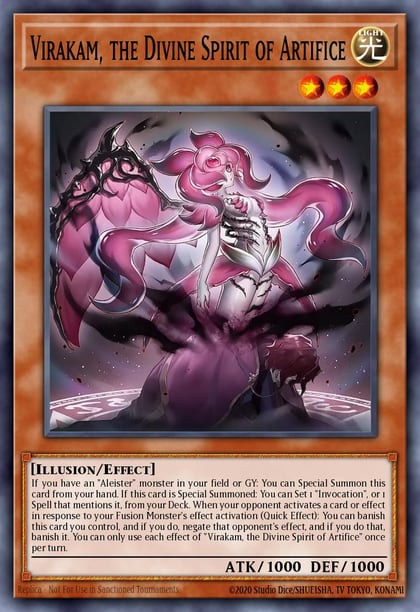Virakam, the Divine Spirit of Artifice, Chaos Origins CORI-EN017