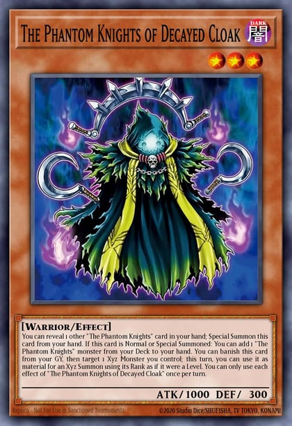 The Phantom Knights of Decayed Cloak (Starlight Rare), Chaos Origins CORI-EN018