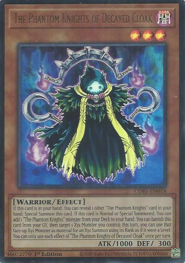 The Phantom Knights of Decayed Cloak, Chaos Origins CORI-EN018