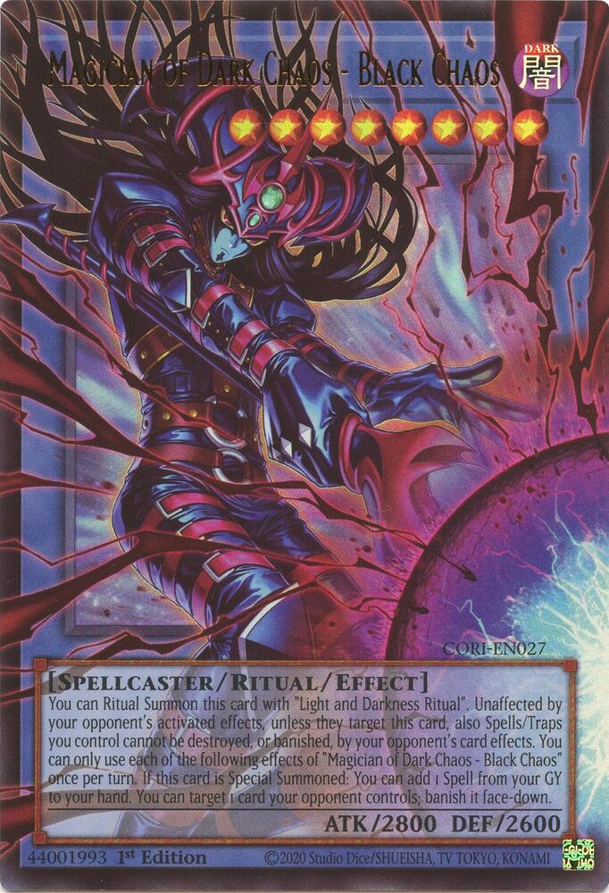 Magician of Dark Chaos - Black Chaos (Extended Art), Chaos Origins CORI-EN027