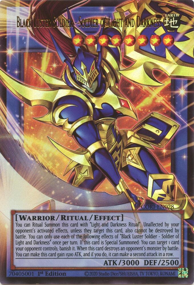 Black Luster Soldier - Soldier of Light and Darkness (Extended Art), Chaos Origins CORI-EN028