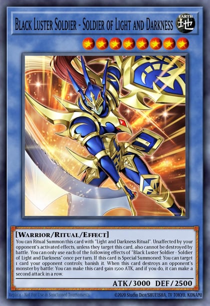 Black Luster Soldier - Soldier of Light and Darkness (Extended Art), Chaos Origins CORI-EN028