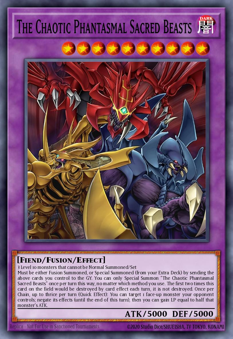 The Chaotic Phantasmal Sacred Beasts (Starlight Rare), Chaos Origins CORI-EN029