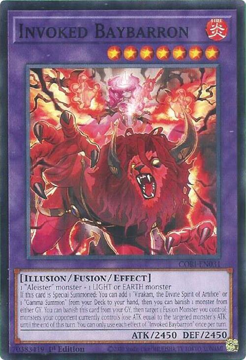 Invoked Baybarron, Chaos Origins CORI-EN031