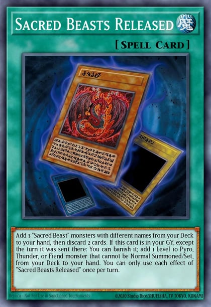 Sacred Beasts Released, Chaos Origins CORI-EN047