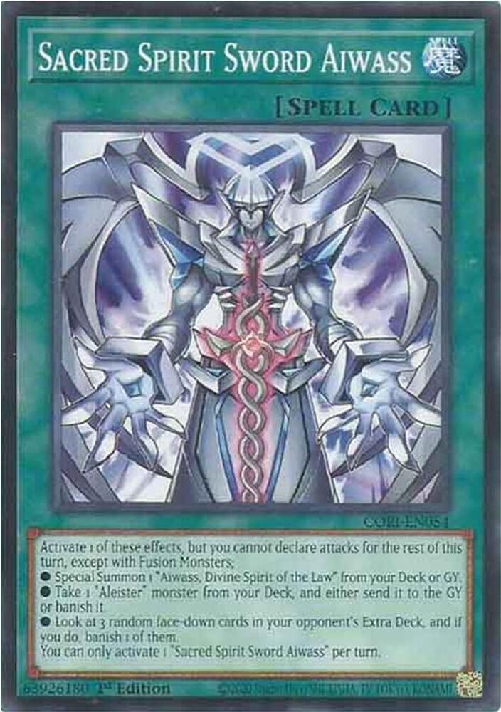 Sacred Spirit Sword Aiwass, Chaos Origins CORI-EN054