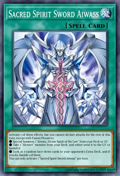 Sacred Spirit Sword Aiwass, Chaos Origins CORI-EN054