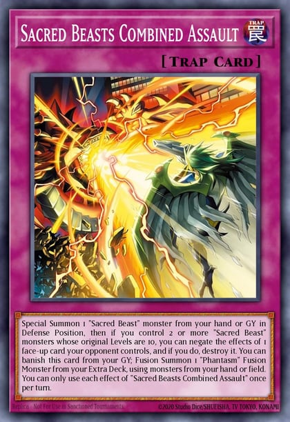 Sacred Beasts Combined Assault, Chaos Origins CORI-EN066