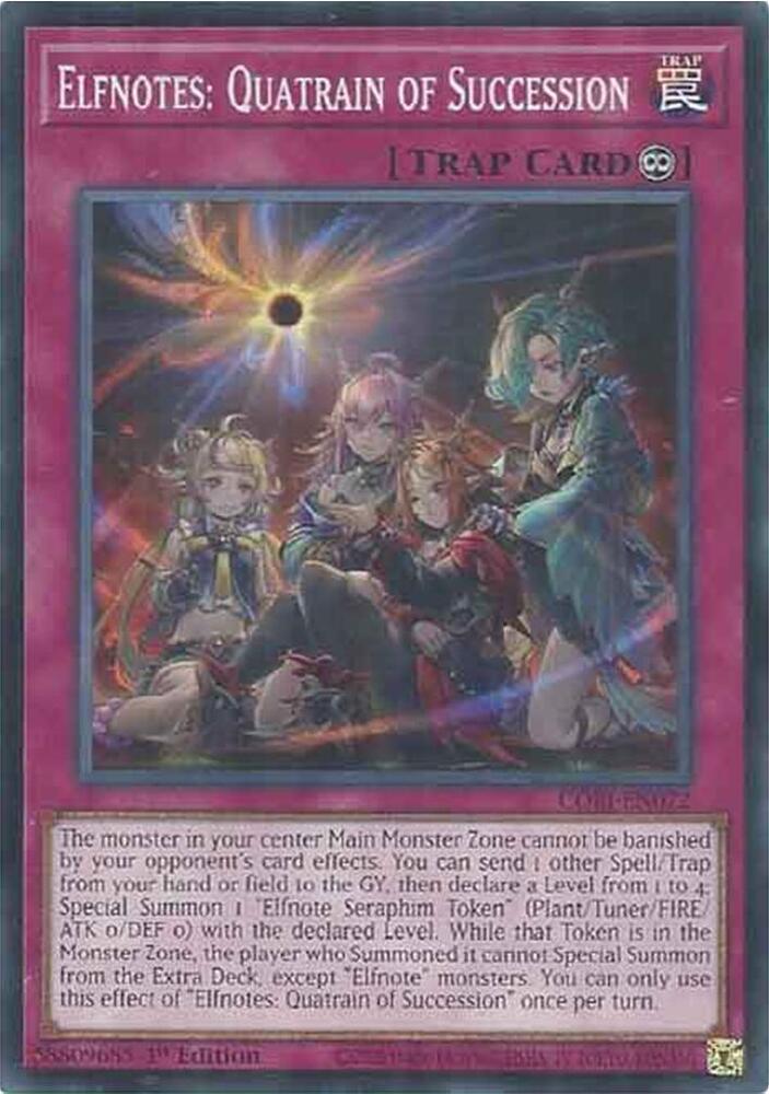 Elfnotes: Quatrain of Succession, Chaos Origins CORI-EN072