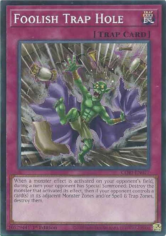 Foolish Trap Hole, Chaos Origins CORI-EN077