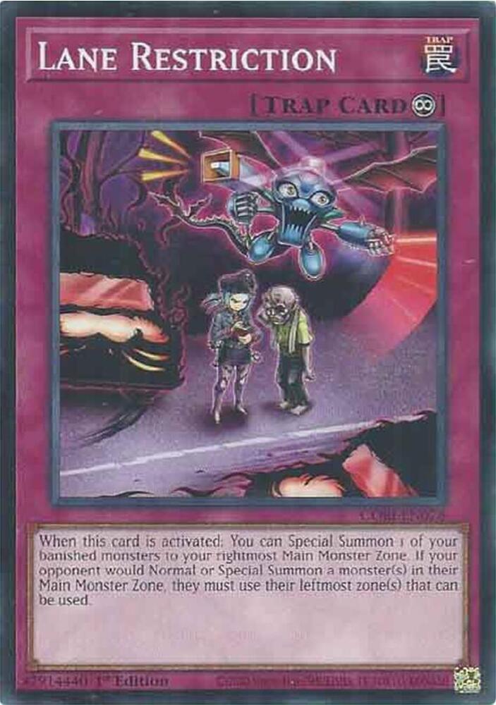 Lane Restriction, Chaos Origins CORI-EN078