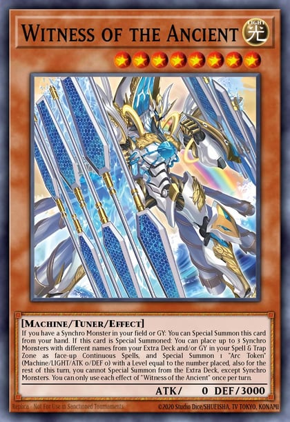Witness of the Ancient (Extended Art), Chaos Origins CORI-EN081