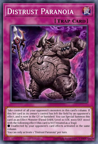 Distrust Paranoia, Chaos Origins CORI-EN082