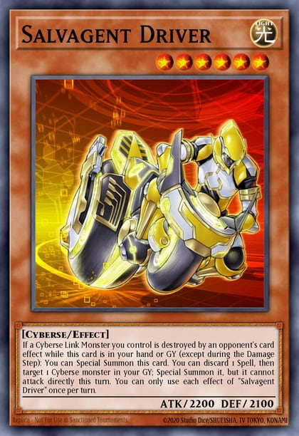 Salvagent Driver, Code of the Duelist COTD-EN005
