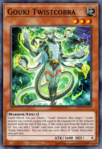 Gouki Twistcobra, Code of the Duelist COTD-EN009