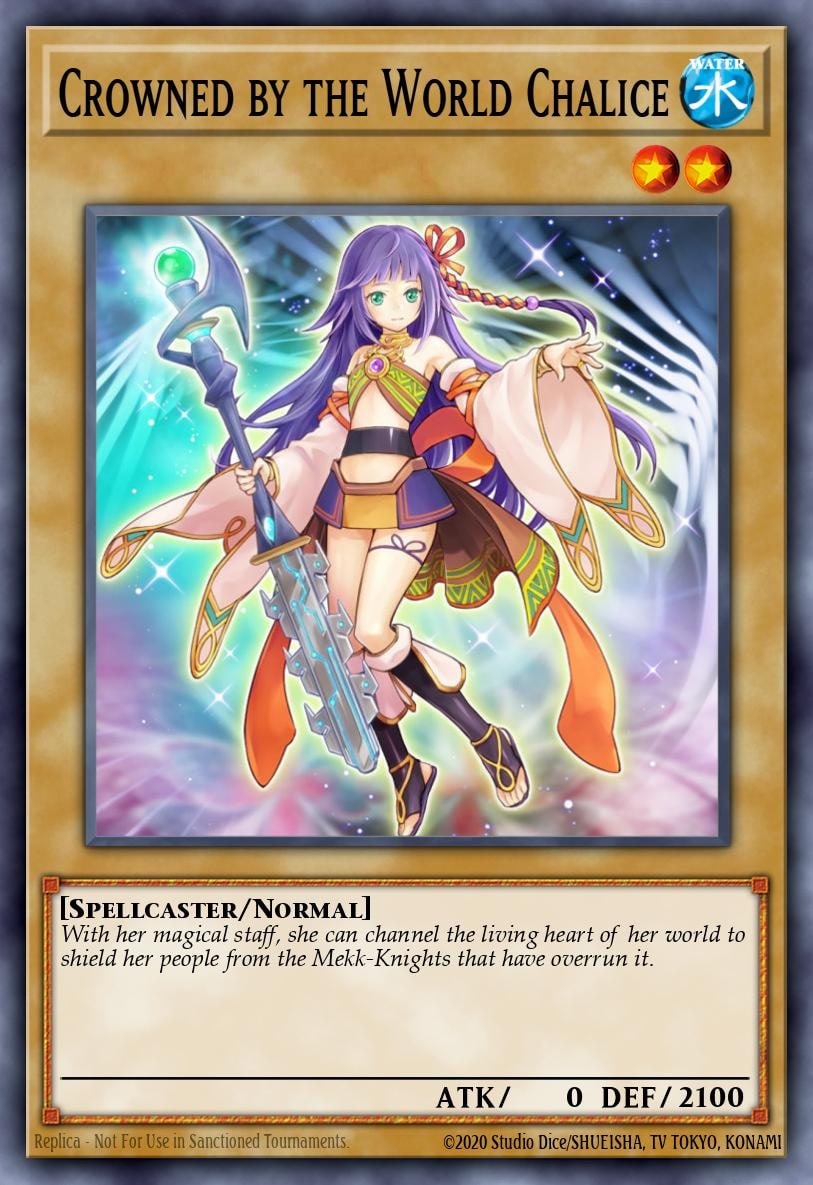 Crowned by the World Chalice, Code of the Duelist COTD-EN018