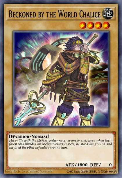 Beckoned by the World Chalice, Code of the Duelist COTD-EN020