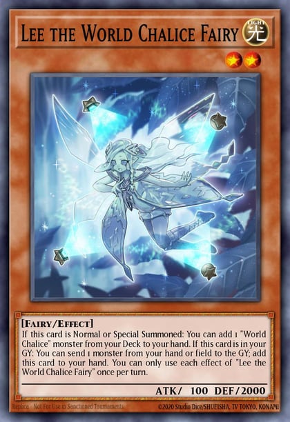 Lee the World Chalice Fairy, Code of the Duelist COTD-EN022