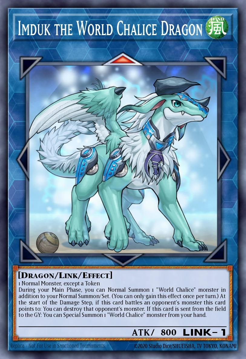 Imduk the World Chalice Dragon, Code of the Duelist COTD-EN047
