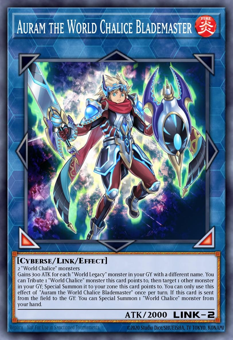 Auram the World Chalice Blademaster, Code of the Duelist COTD-EN049