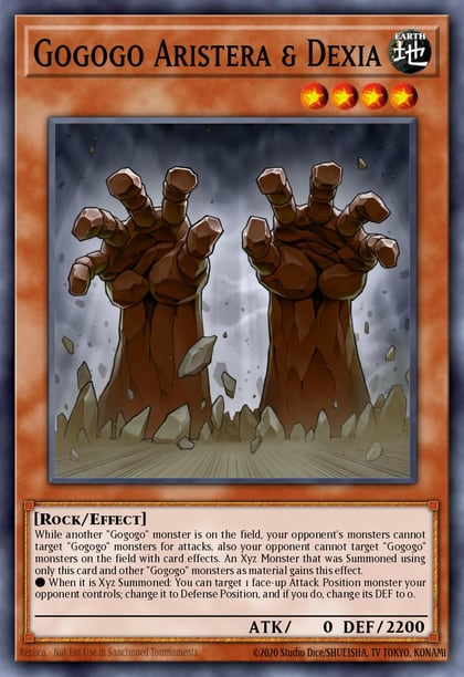 Gogogo Aristera & Dexia, Code of the Duelist COTD-EN092