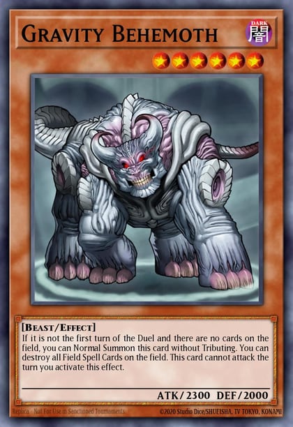 Gravity Behemoth, Champion Pack 8 CP08-EN001
