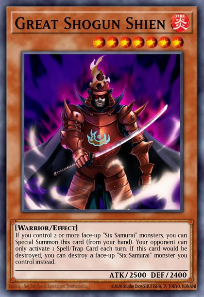 Great Shogun Shien, Champion Pack 8 CP08-EN008