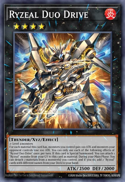 Ryzeal Duo Drive (Quarter Century Secret Rare), Crossover Breakers CRBR-EN006