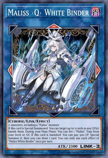 Maliss Q White Binder, Crossover Breakers CRBR-EN019