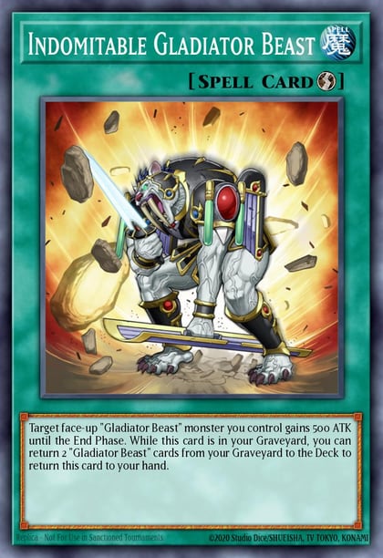 Indomitable Gladiator Beast, Crimson Crisis CRMS-EN056