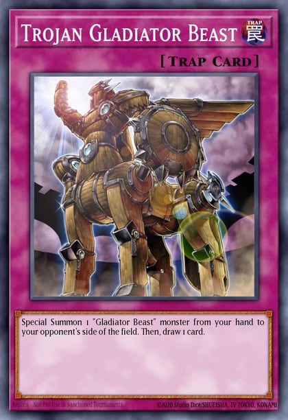 Trojan Gladiator Beast, Crimson Crisis CRMS-EN078