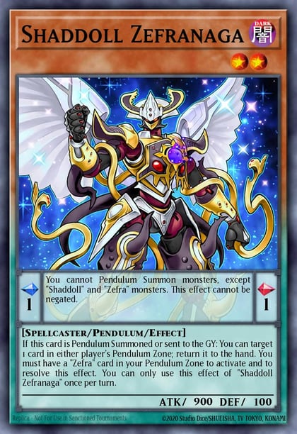 Shaddoll Zefranaga, Crossed Souls CROS-EN022